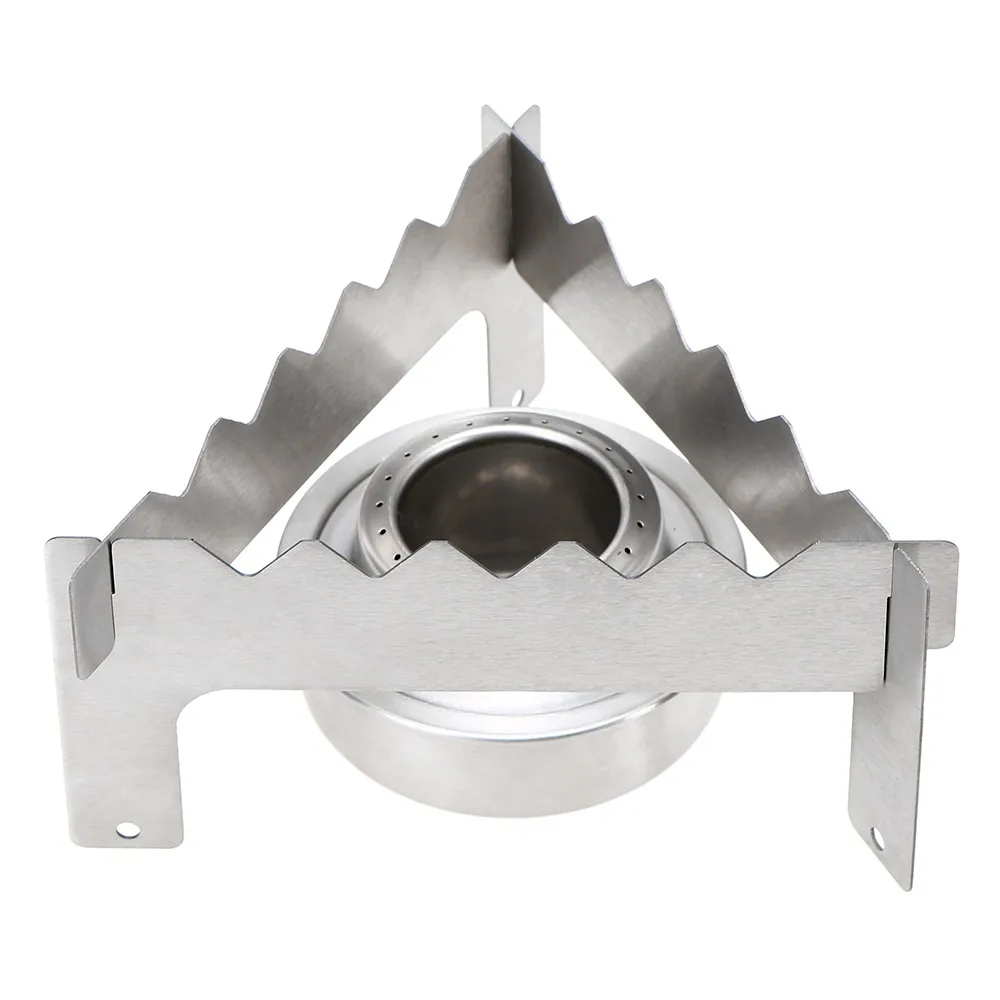 Уличная Сверхлегкая Складная титановая подставка для кастрюль кемпинга пешего