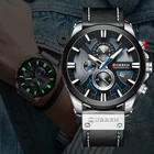 Часы CURREN Мужские кварцевые с хронографом, спортивные наручные, с кожаным ремешком, модный подарок для мужчин