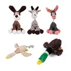 1 шт. Pet Забавный игрушка Ослик в форме вельветовые жевательная игрушка для собаки щенка пищалка визгливый плюшевый кости молярная игрушка тренировка собаки домашних животных поставки