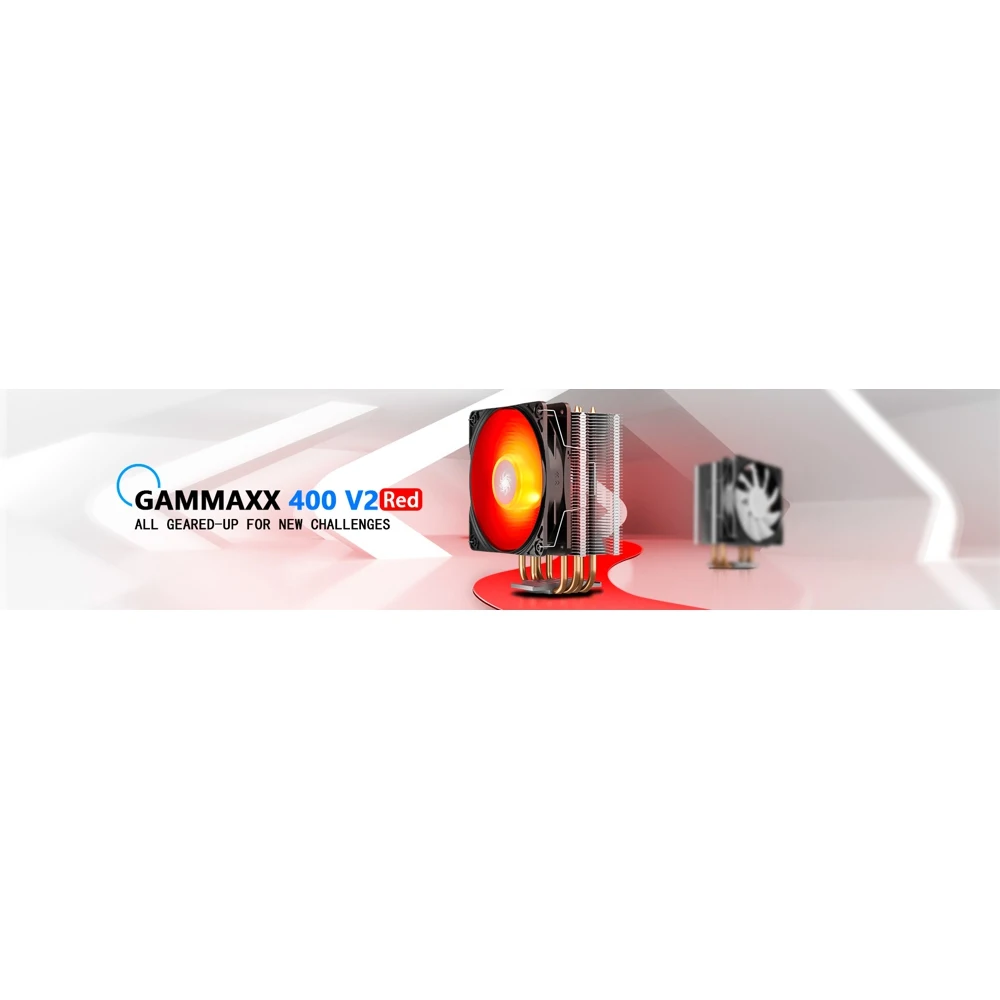 Кулер DeepCool Gammaxx 400 V2 Red (Intel LGA1151/1150/1155/1366 AMD AM4/AM3+/AM3/AM2+/AM2/FM2+/FM2/FM1) | Компьютеры и офис