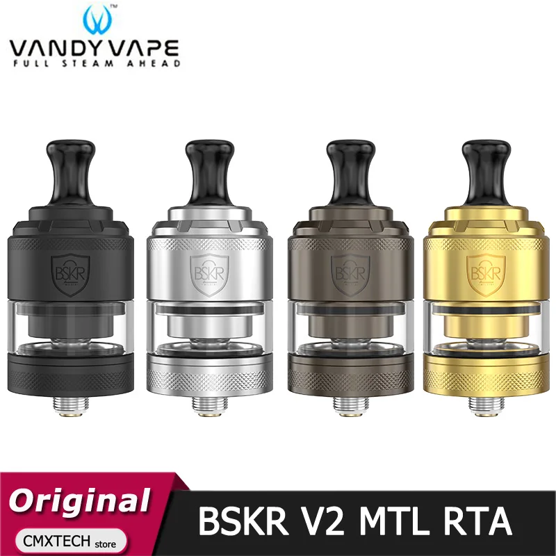 Оригинальный Vandy Vape Berserker V2 MTL RTA Tank 3 мл электронная сигарета атомайзер VandyVape BSKR