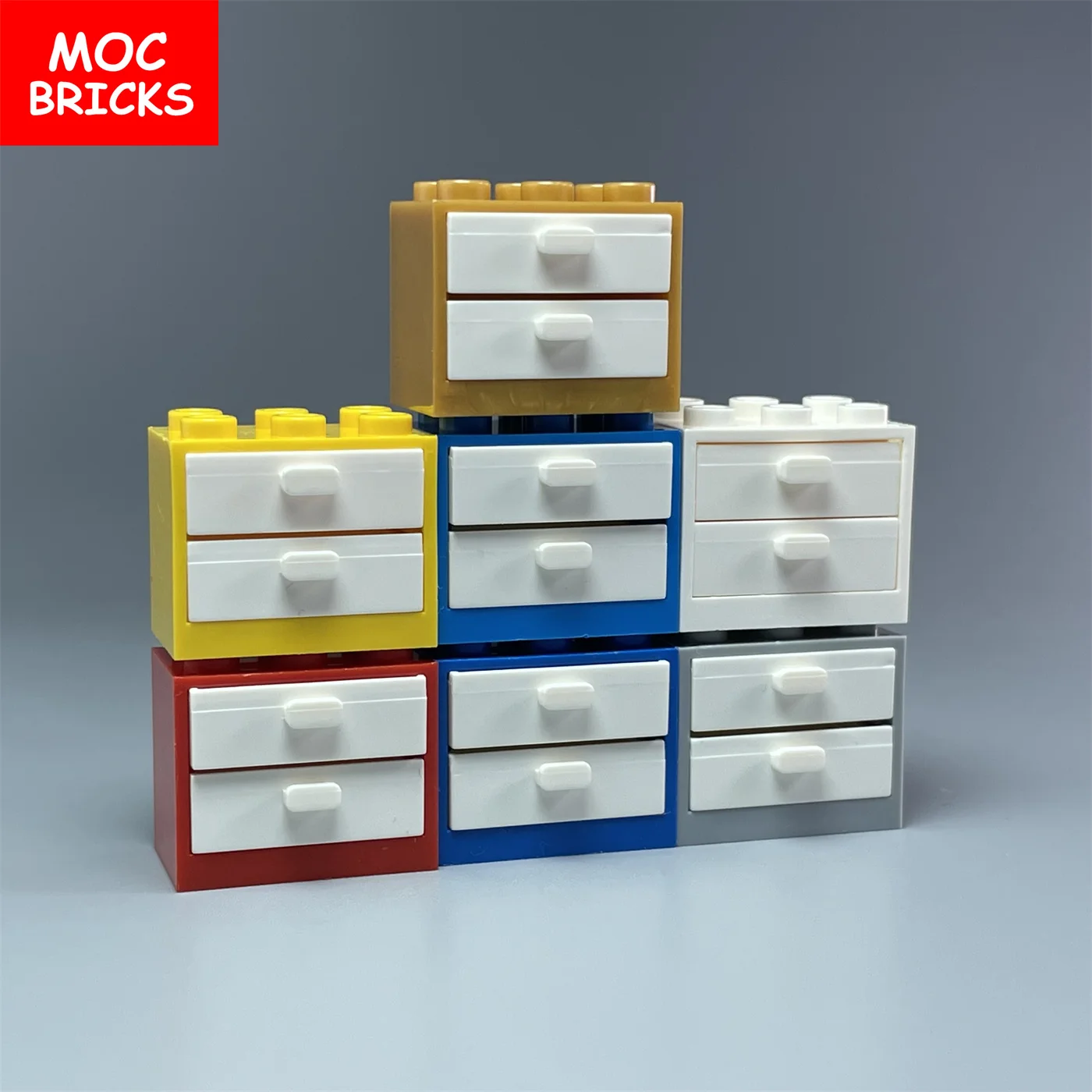 Кубики MOC ящик шкаф контейнер 2x3x2 шкафы сборные детали 4532 4533 строительные блоки