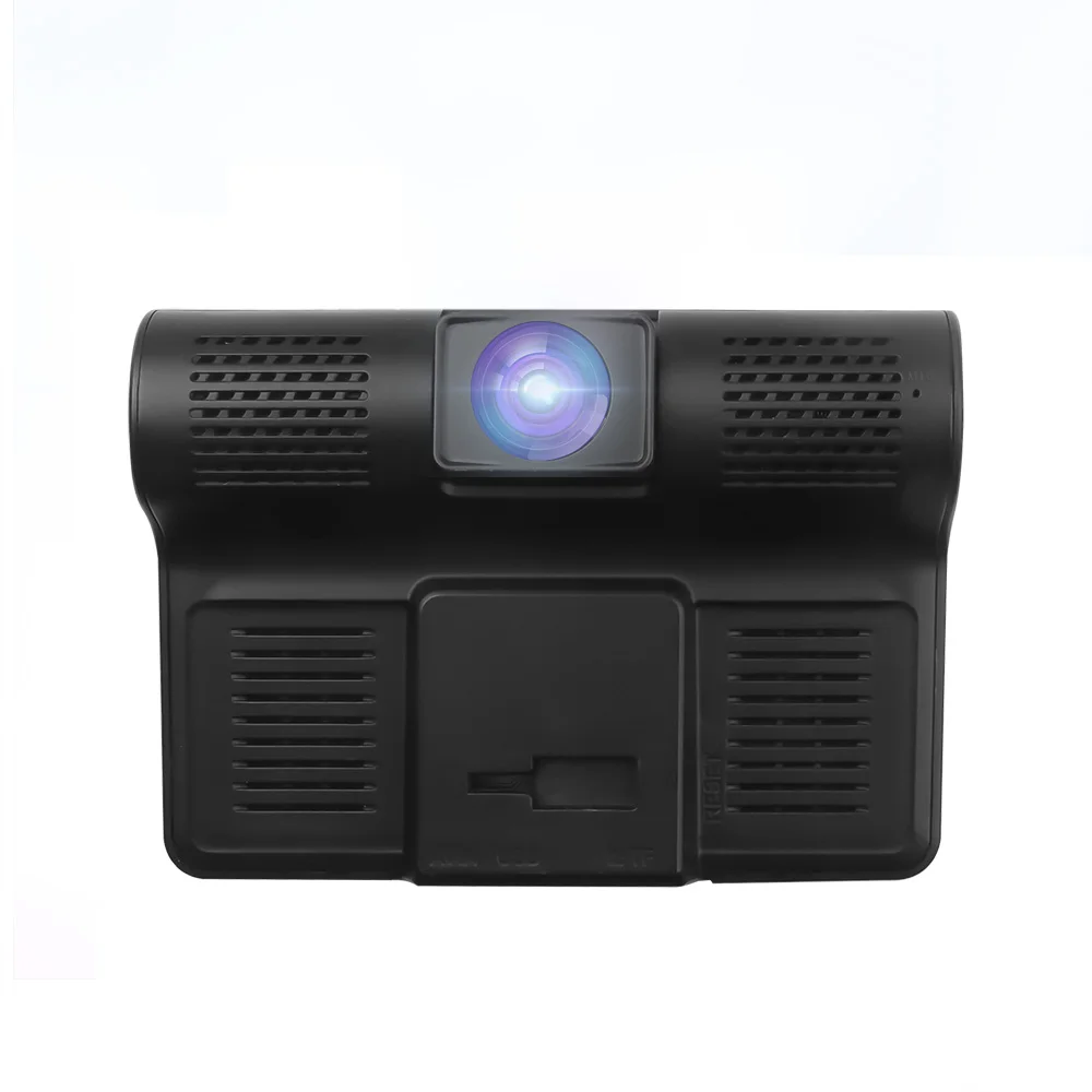4.0 Inch 3 Lens Car DVR Camera 1080P Front Mirror Rearview Dash Cam Auto Registrator Video Recorder Camcorder Dashcam | Автомобили и