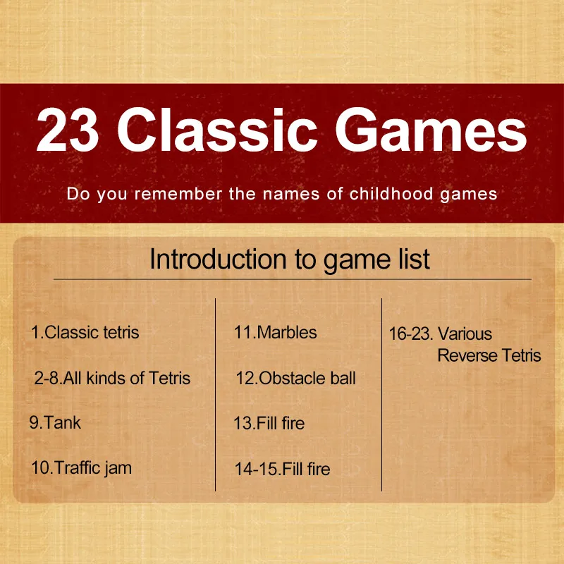 Детская портативная игровая консоль тетрис пазл электронные игрушки мини-игры