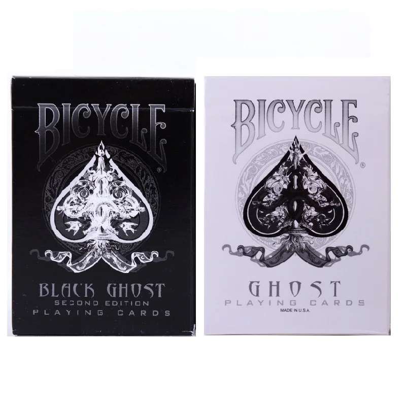 Велосипед привидение колода эллюцион черные/белые игральные карты сборные
