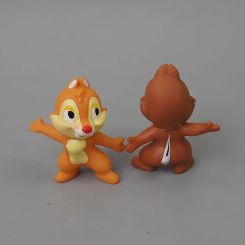 Милые куклы аниме чип и Дейл фигурки героев модели игрушек коллекция мультяшных