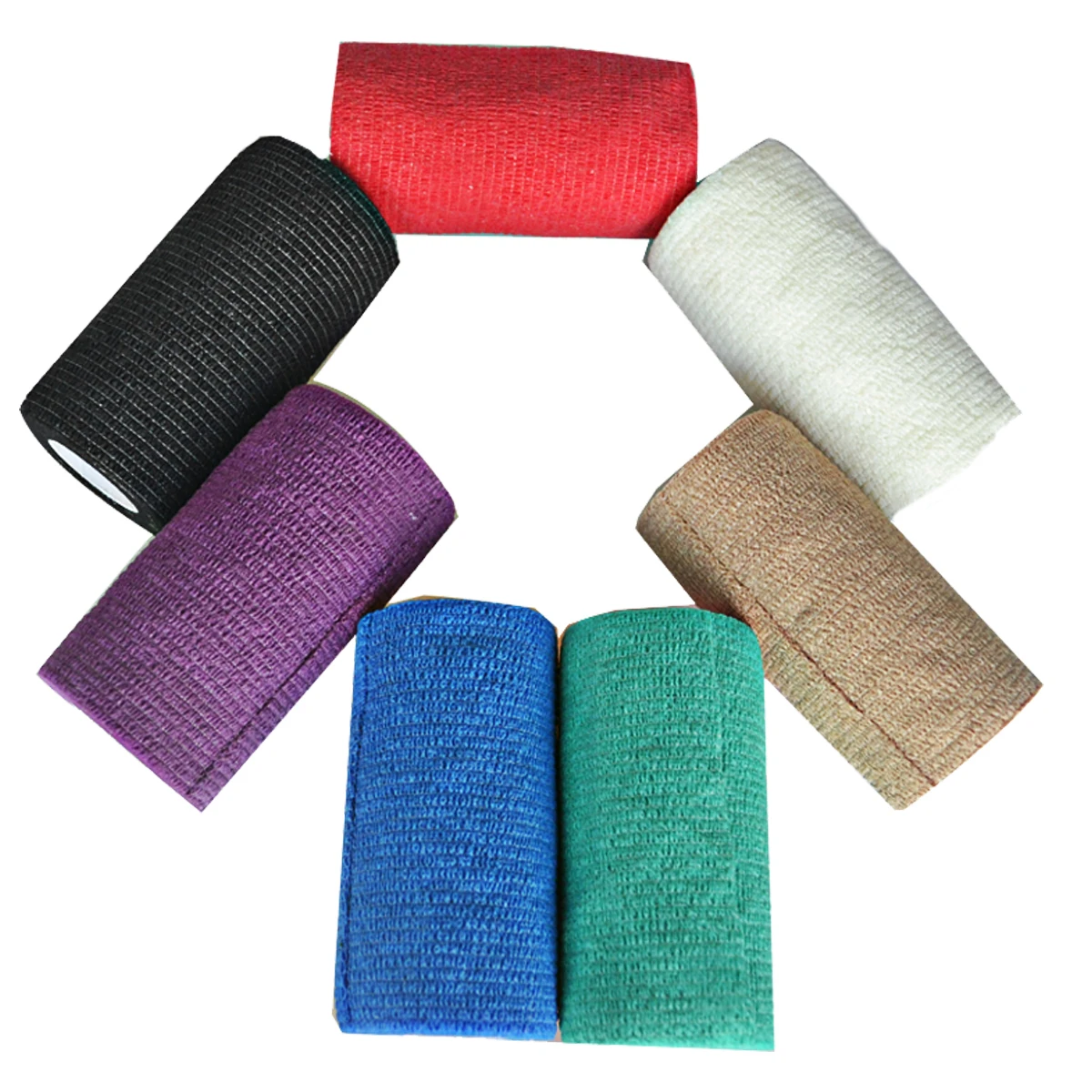 

3Roll/Lot 10cm X 4.5m Self Adhesive Elastic Nonwoven Cohesive Bandage Adherent Wrap Finger Elbow Knee Joint Arm Leg Protect Tape