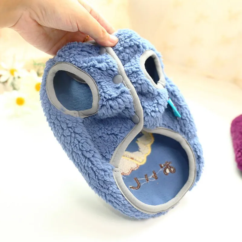 Осенне зимний теплый жилет с рисунком температуры для домашних животных милая