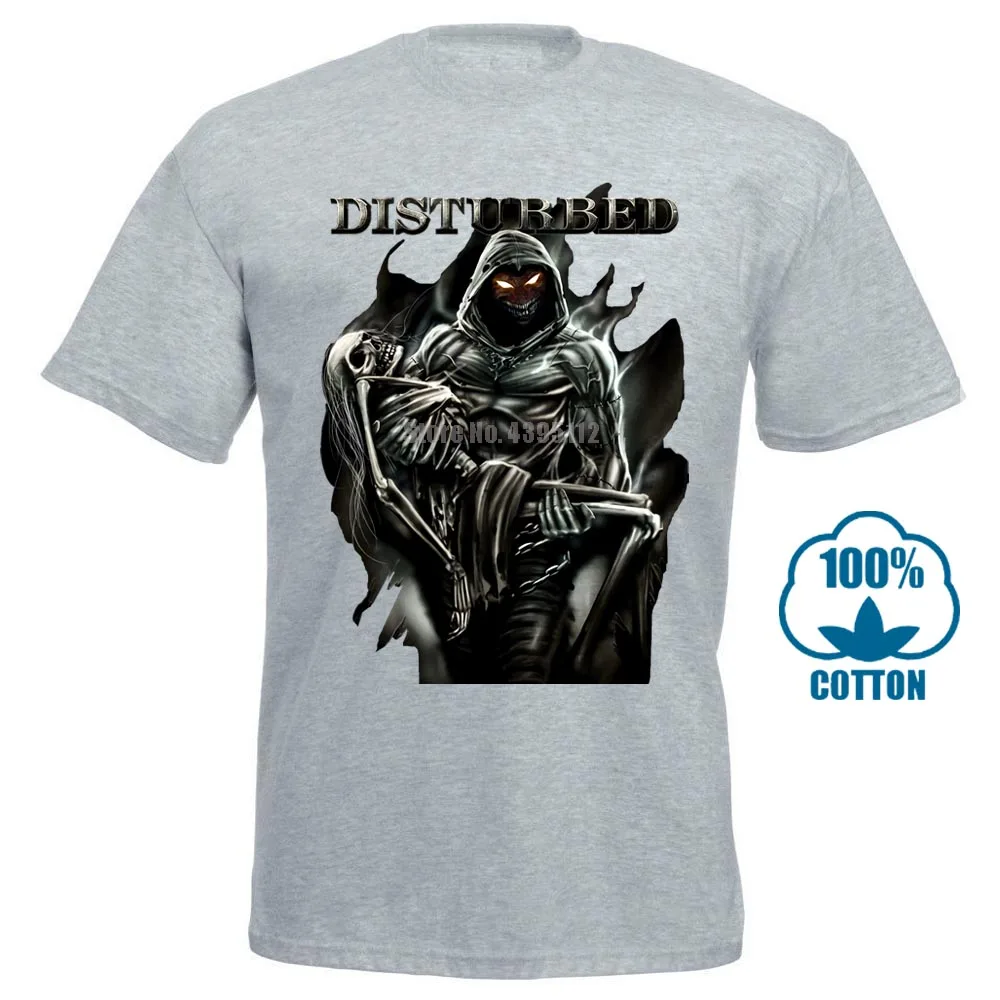 Серый Distursed Lost Souls рубашка s m l Xl Xxl Официальная футболка металлическая рок-группа футболка - Цвет: Серый