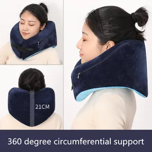 Подушка для путешествий, U-образная подушка из пены с эффектом памяти, для поддержки шеи и подголовника, мягкая подушка для кормления, большой размер