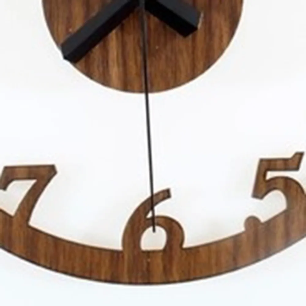 Creative Wooden Wall Clocks Simple Digital Circle DIY Clock Vintage Shop Hanging Watch European Home Deco | Дом и сад
