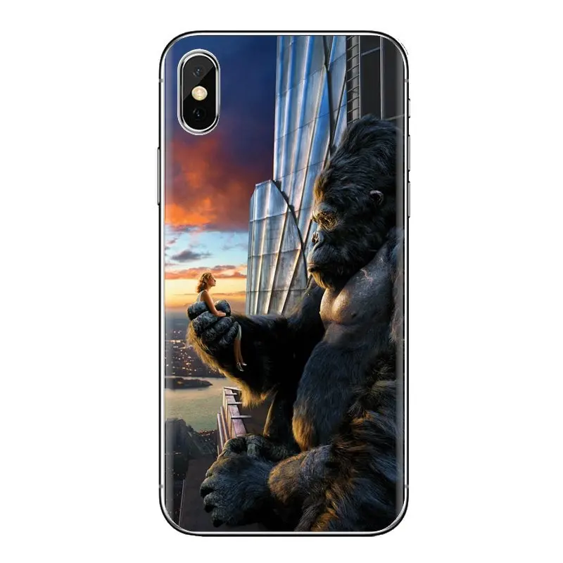 Прозрачные чехлы из ТПУ King kong Chimpanzee для курения Xiao mi 4 5 5s 6 A1 A2 5X6X8 9 Lite SE Pro Max Mix 2 3 2S |