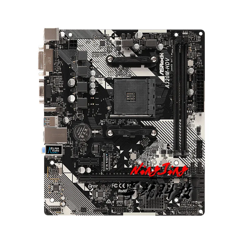 AMD Ryzen 5 PRO 1600 R5 оригинальный ЦП + ASROCK A320M HDV новый комплект материнской платы Socket AM4