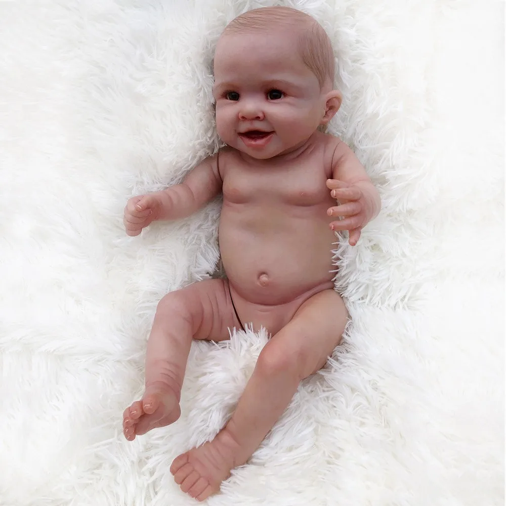 Reborn BabyDoll 20 дюймов реалистичные куклы для новорожденных, реалистичные куклы для новорожденных, силиконовые куклы ручной работы для детей, подарок для детей