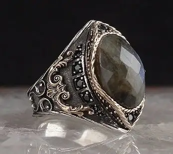 

Серебряное мужское кольцо 925k, мужское кольцо ручной работы, стандартное, ювелирное изделие, подарок для мужчин
