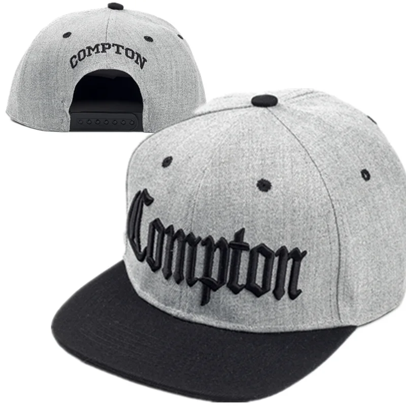 

2021 New COMPTON embroidery Baseball Cap Hip Hop Snapback caps flat fashion sport Hat For Unisex Adjustable dad hats