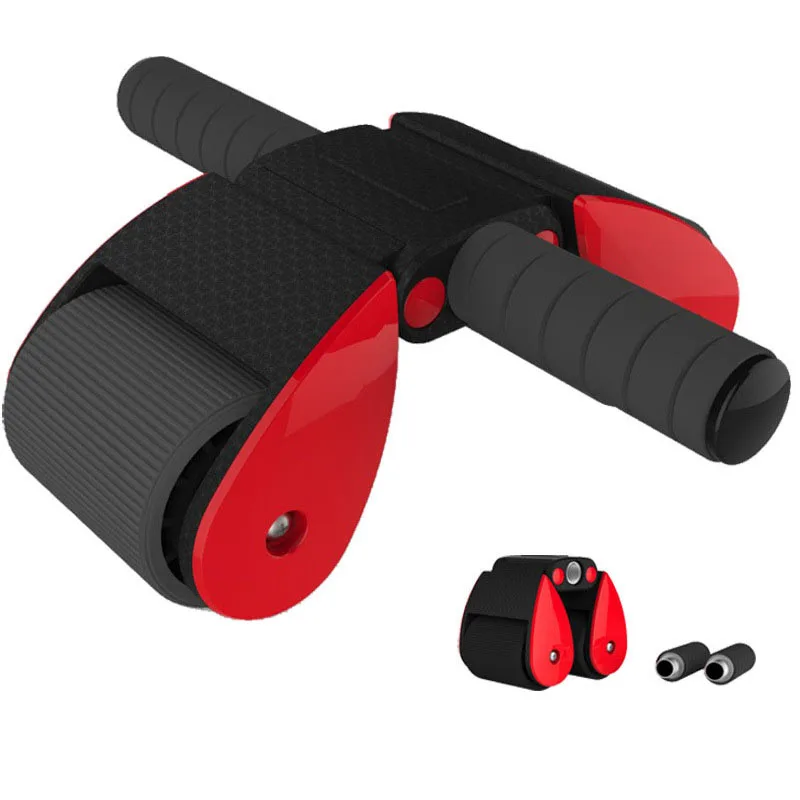Складные двухколесные ролики для брюшной мышцы многофункциональные бесшумные Ab
