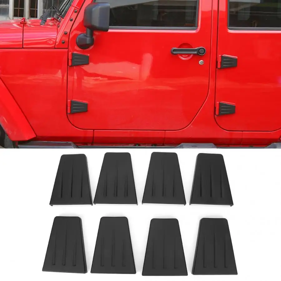 Аксессуары для отделки Накладка дверных петель 8 шт. Jeep Wrangler JK 4-дверный 2007 2008 2009 2010