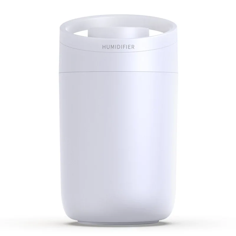 

3L Large-Capacity USB Air Humidifier Silent Operation Nano-Fine Mist 12-Hour Timing Power-Off Dual Nozzle Humidifier