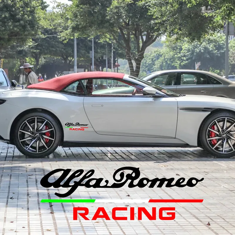 1 шт. флаг Италии забавные наклейки на гоночные автомобили ПВХ наклейка Стайлинг