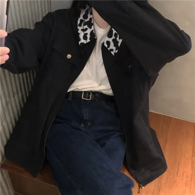 Леопардовая джинсовая куртка джинсы для мальчиков бомберы Harajuku размера плюс