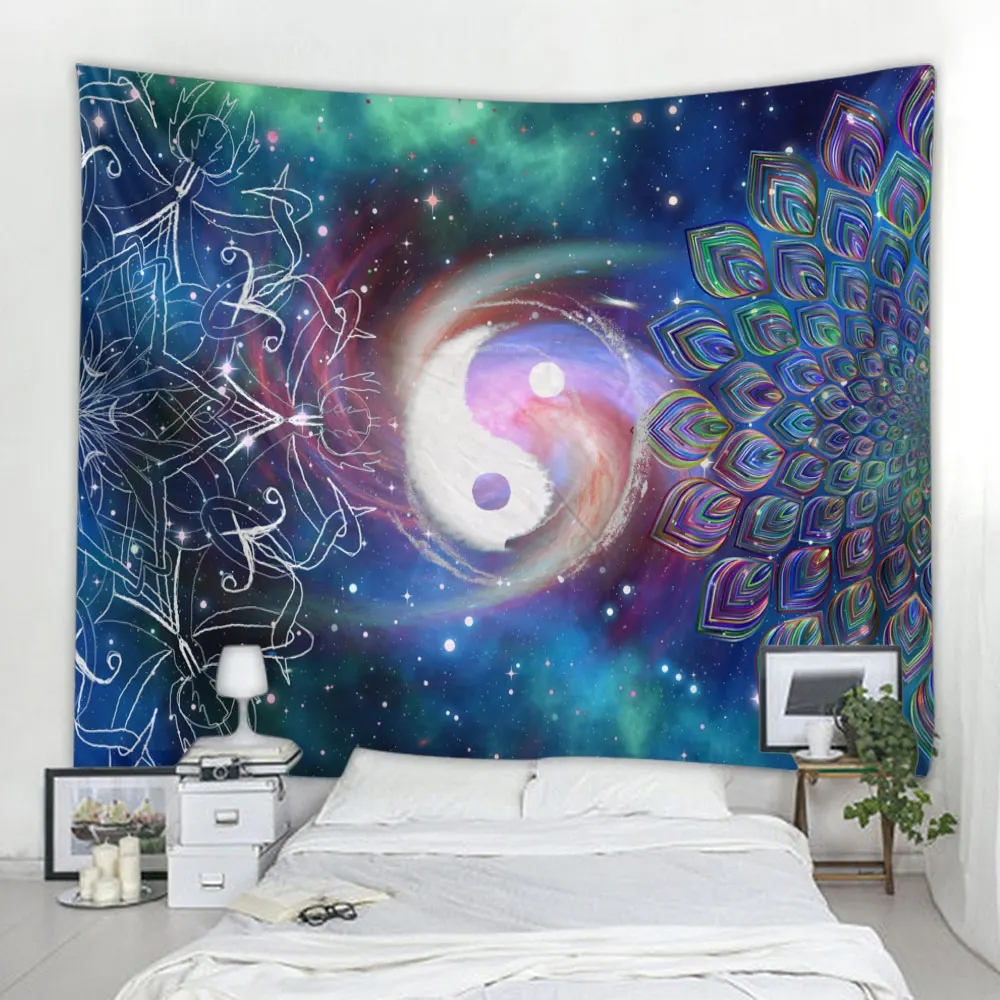 

Beautiful mandala Printed Tapestry Indian Mandala Tapestry Wall Hanging Bohemian Gypsy Psychedelic Tapiz Witchcraft Tapestry