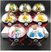 Многоцветный конструктор Покемон Pet pokebolas фигурка Пикачу чармандер, Сквиртл Charizard мяч с монстрами для подарка на день рождения