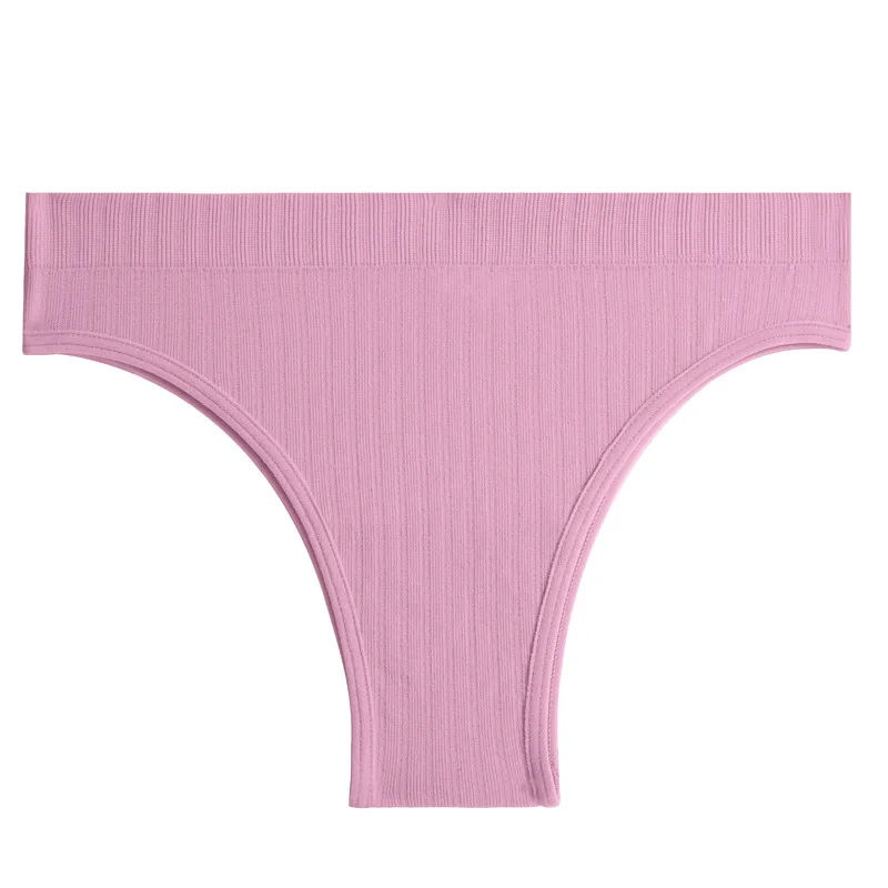

Summer New Sexy Cotton Women Thongs High Split Low-waistline Seamless Panties Women Plus Size Multicolor Kawaii Lady Pantys