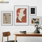 Настенные картины коричневого и оранжевого цвета в стиле ретро Ренессанс, модный постер на холсте с изображением птицы, живопись для домашнего декора