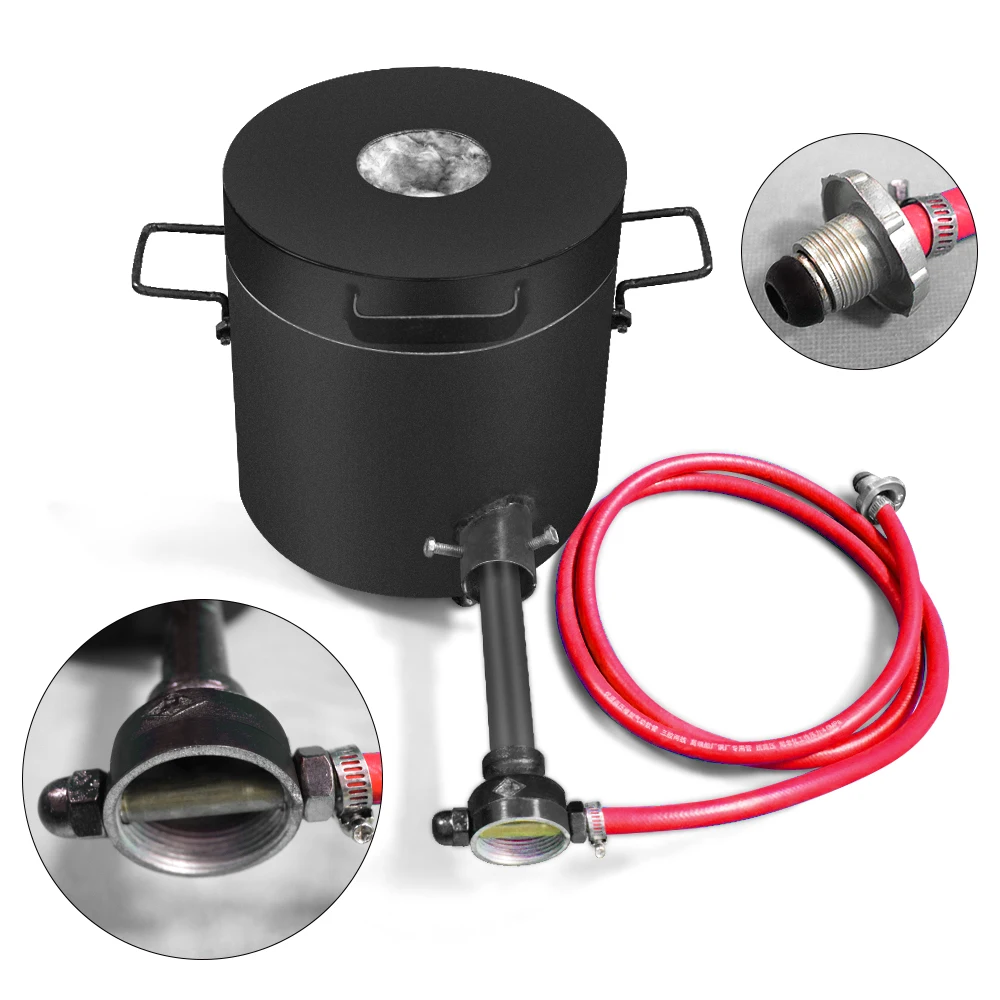 Набор для плавильной печи щипцы тигельного тигля пропана графита 1300 °C литье