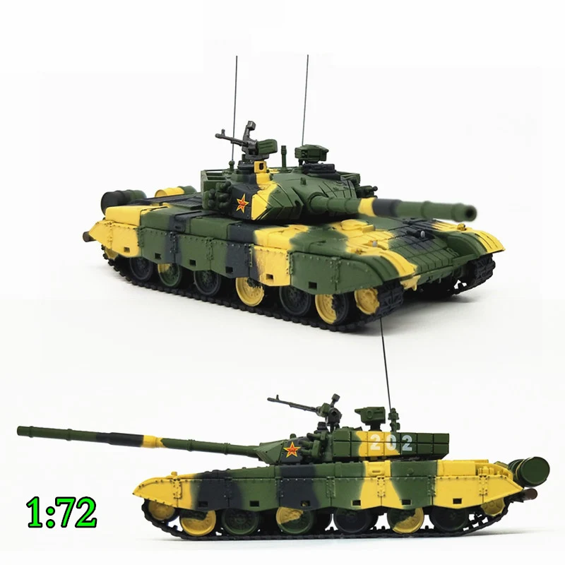1: 72 Китай модели солдатиков типа 99 основной боевой танк триколор камуфляж Живопись Коллекция Модель сплава продукции