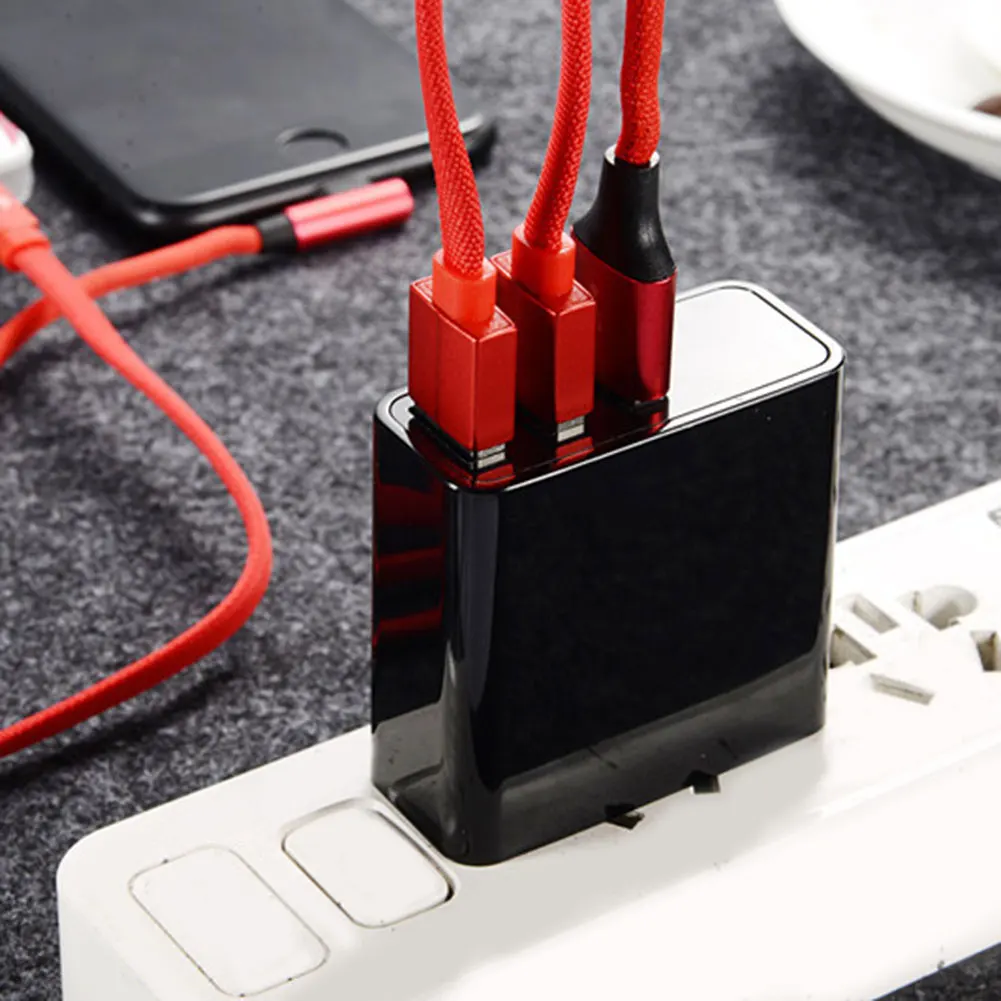 Зарядное устройство для сотового телефона с дисплеем на 3 порта|Зарядные