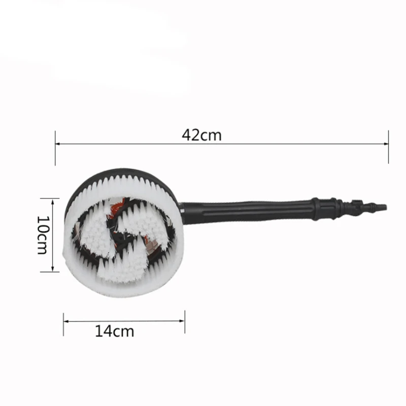 Вращающаяся круглая щетка для очистки воды жесткая автомойки высокого давления