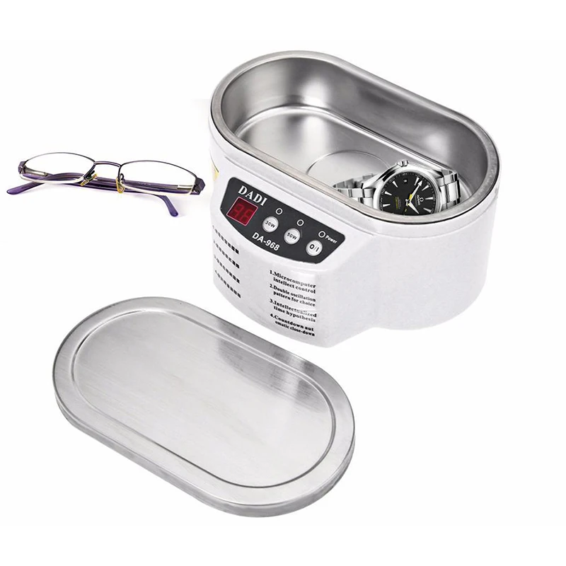 

600ML Ultrasonic Cleaner Bath For Cleaning Jewelry Glasses Circuit Board Intelligent Control 30/50W