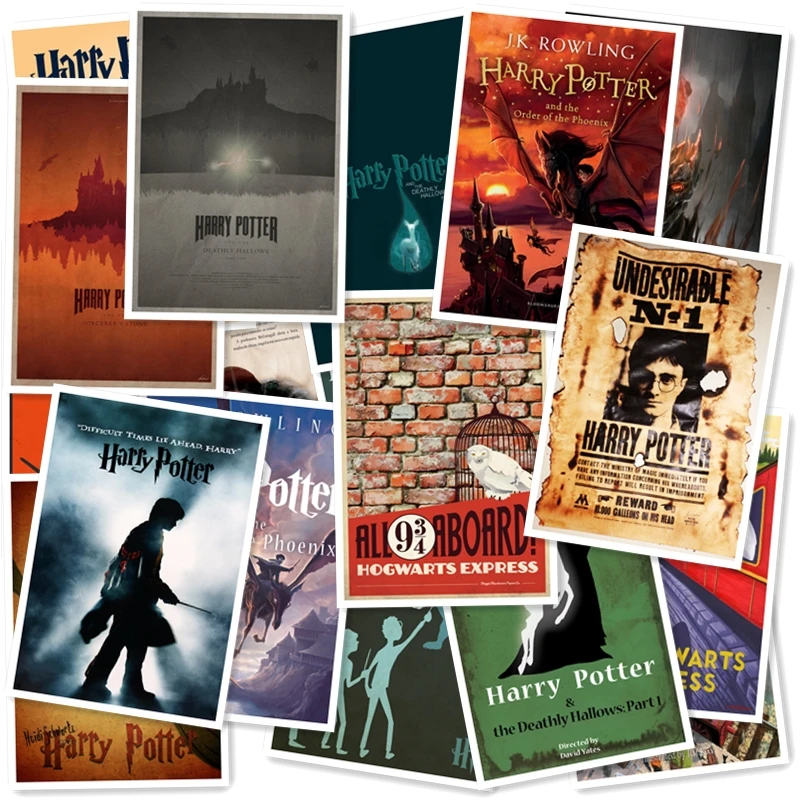 Academy of Magic Potter 20/шт ПВХ серии наклейки классический креативный дизайн коллекция подарок высокое качество печати