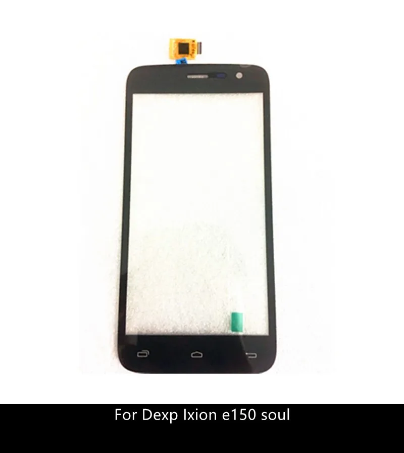 5 0 дюймов черный Сенсорный экран дигитайзер объектив Передняя стеклянная панель