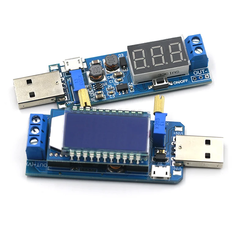 USB повышающий/уменьшающий модуль питания DC 5 В до 3 В/12 Регулируемый понижающий