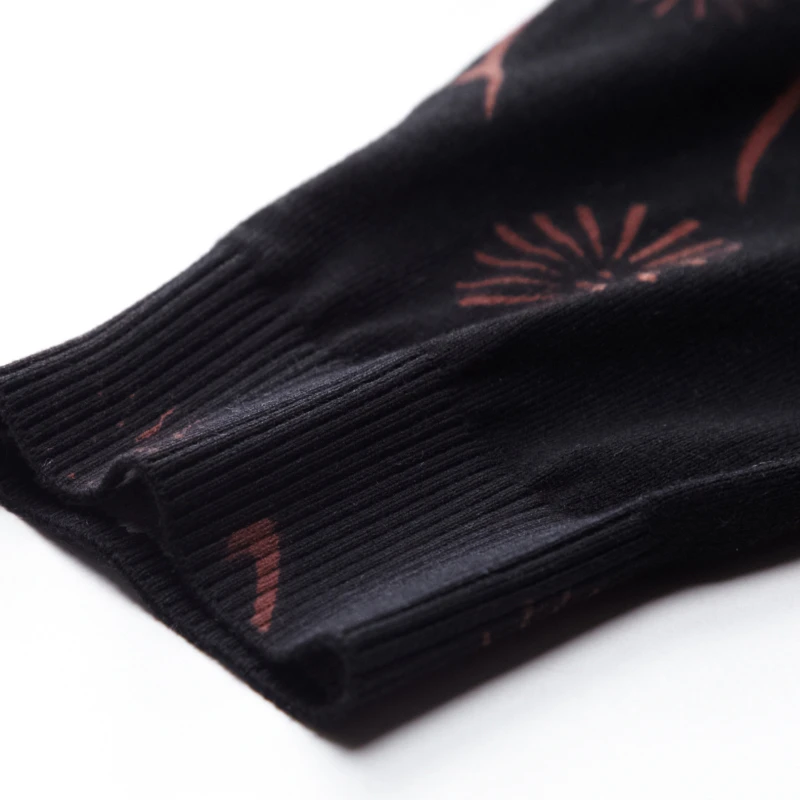 Осенне-зимний свитер нижняя часть одежды пуловер Hombre Slim Fit 3xl Повседневный вязаный свитер с цветочным узором Мужской Хлопковый удобный
