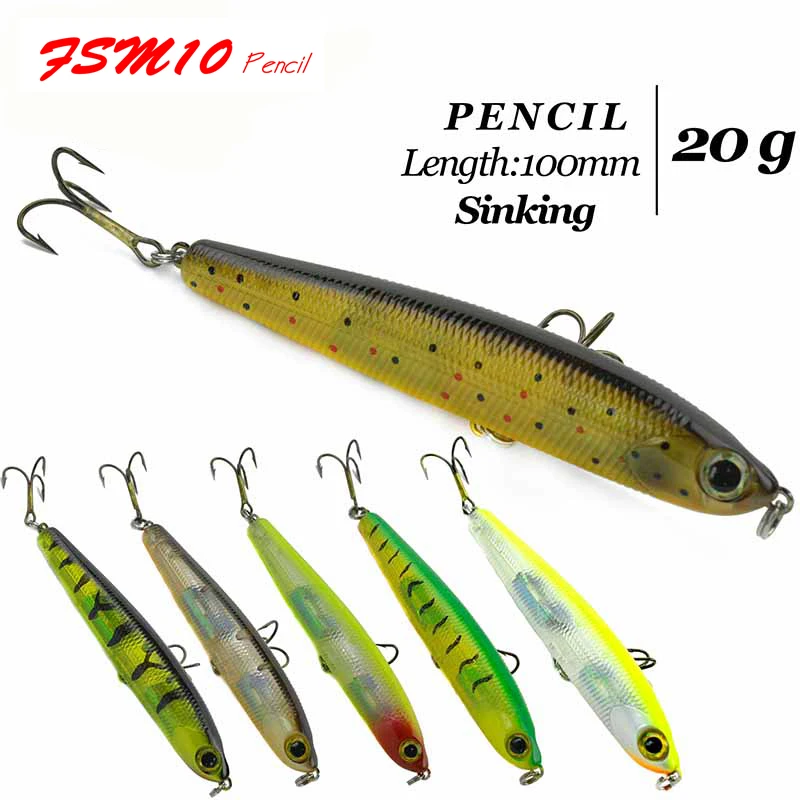 Рыболовная приманка Jerkbait жесткая карандаш искусственные приманки рыболовные