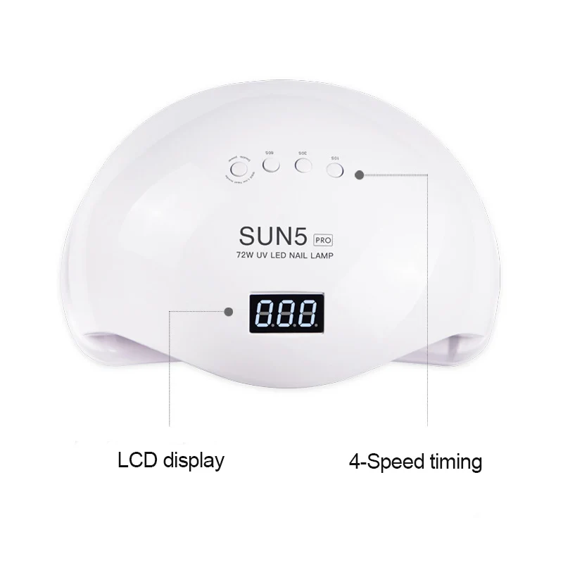 УФ-лампа для ногтей SUN5 PRO 72 Вт | Красота и здоровье