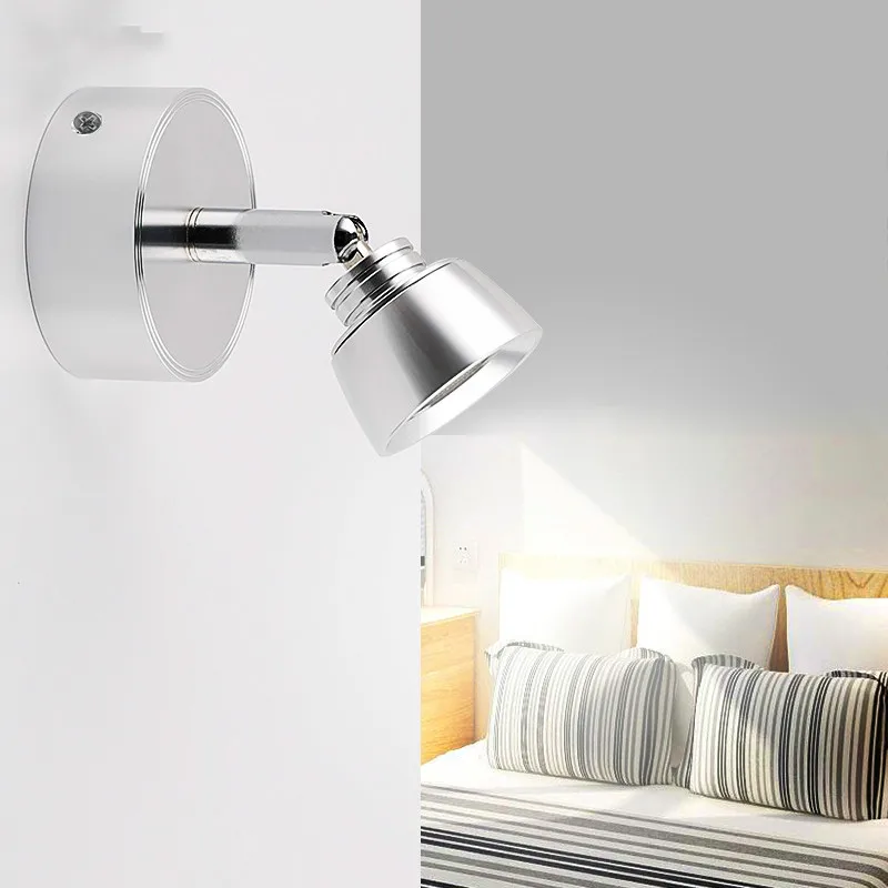Скандинавский светодиодный настенный светильник для дома регулируемая