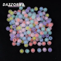 new 20406080pcs 12mm acrylic spaced beads transparent round shape beads for bracelet necklace jewelry making diy accessories