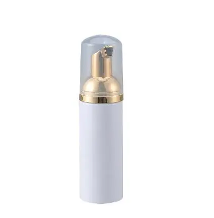gold white 30/50 мл пустые пенясь бутылка с помпой для мыла DIY жидкость с пузырьками гель мыло контейнер для путешествий с эффектом мини муссов бутылок 20 шт./лот - Цвет: gold white