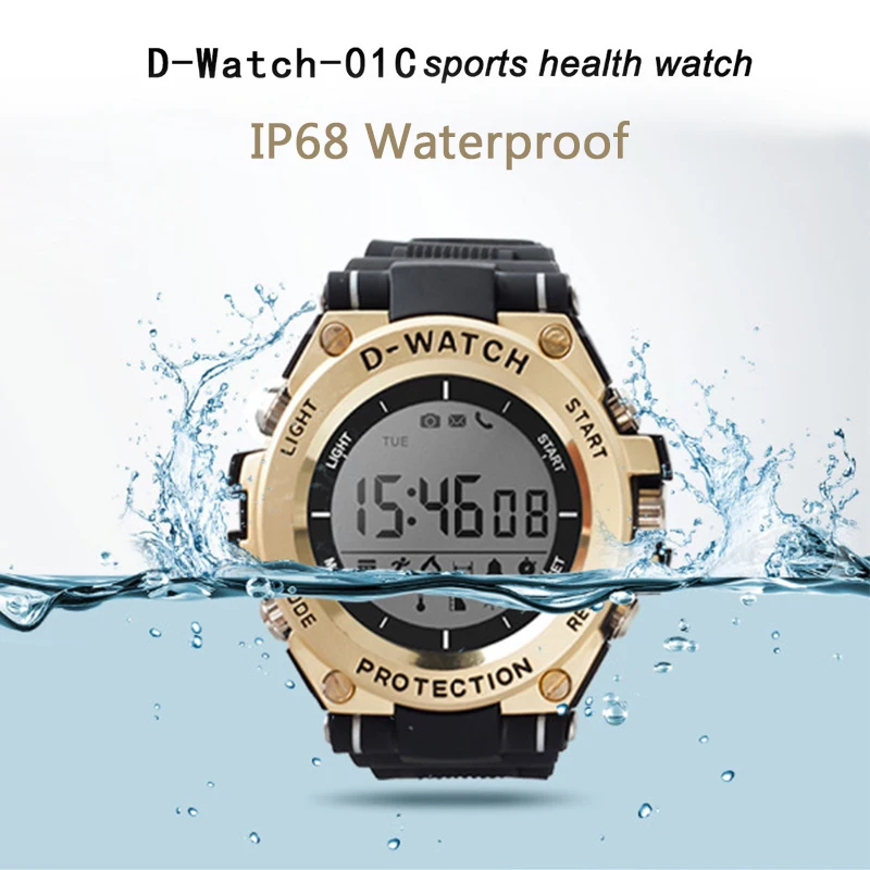 Satxtrem IP68 спортивные часы D Watch 30 м Водонепроницаемые Bluetooth мужские смарт