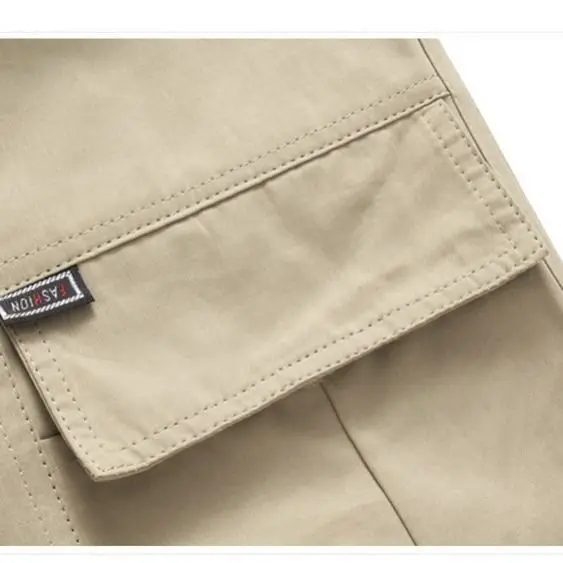 

Summer middle aged men's shorts loose casual Capris with large underpants