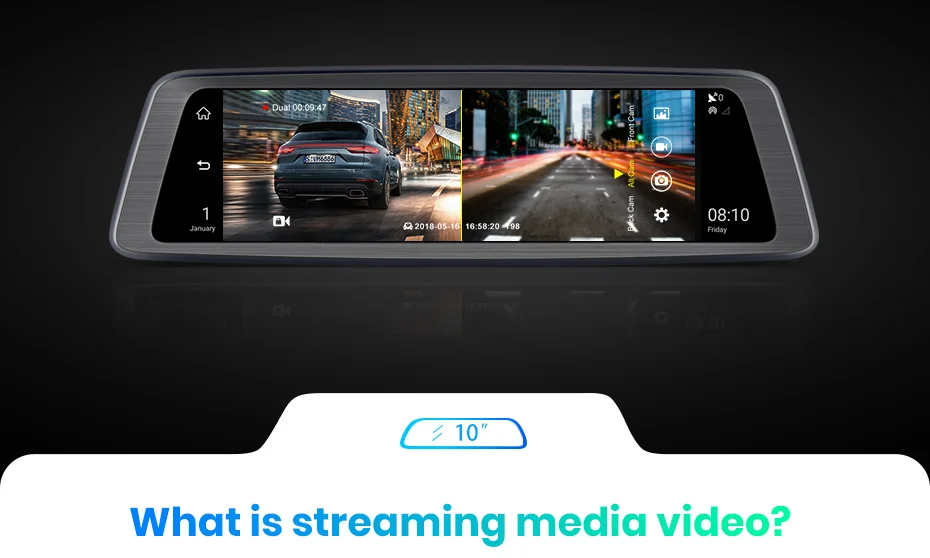 Junsun Восьмиядерный 4G 4 канальный ADAS Android автомобильный видеорегистратор Dashcam 1" зеркало заднего вида gps WiFi FHD 1080P видеорегистратор заднего объектива