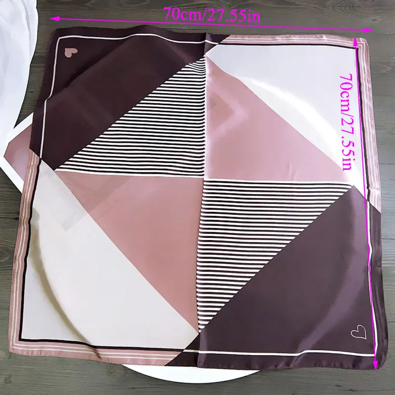 Квадратный шарф декоративные платок ручки для сумочки DIY лента из жатой ткани