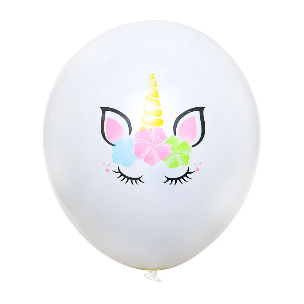 

12inch Colorful Unicorn Animal Latex Balloons Baby Shower Birthday Gifts Decoration Anniversaire Wedding Ballons Party Supplies
