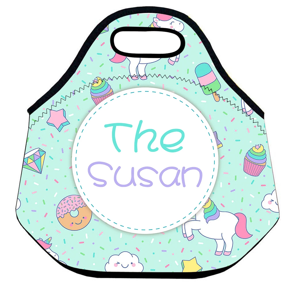 Персонализированная сумка для ланча школьников эксклюзивная еды моющиеся