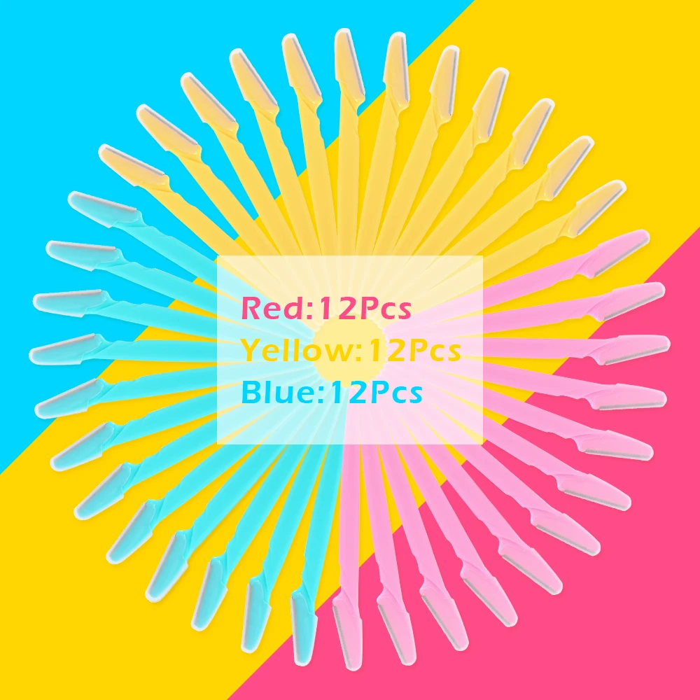 36 шт. триммер для бровей бритва лица и женщин удаления мини лезвие эпилятор